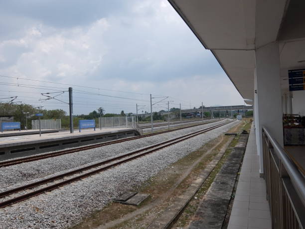 istock Malaysian railway station platform 1268236669