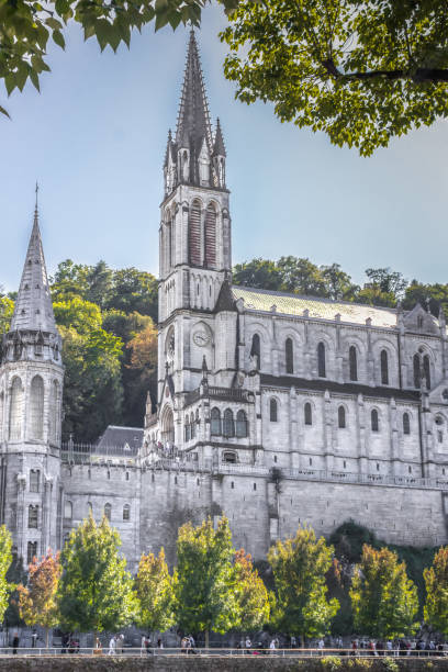 istock Complex of religious buildings Sanctuary in Lourdes 1268246053