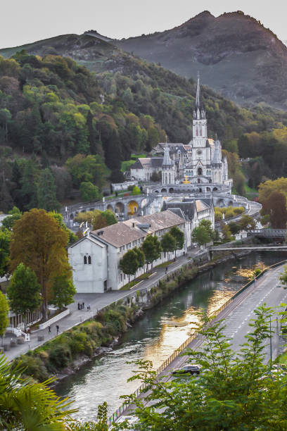 istock Complex of religious buildings Sanctuary in Lourdes 1268246067