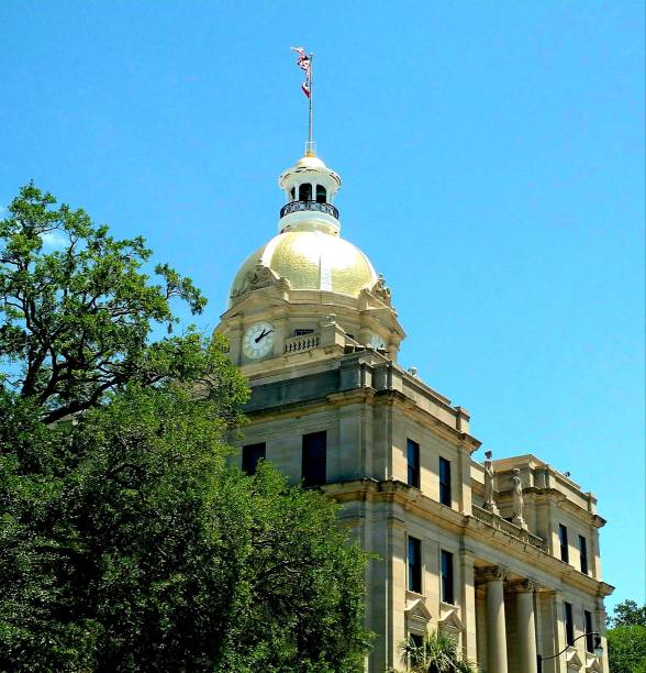 istock City Hall in Savannah, GA 1268249680