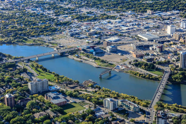 istock Downtown neighborhood of Saskatoon 1268257995