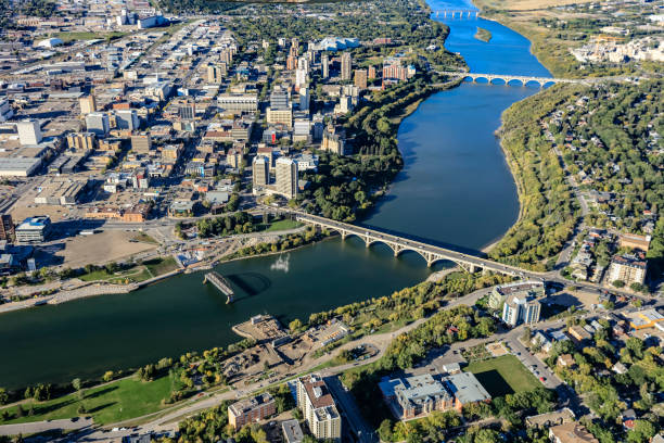 istock Downtown neighborhood of Saskatoon 1268258046