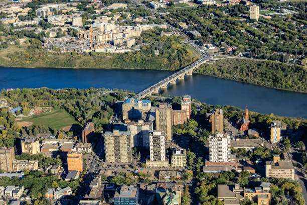 istock Downtown neighborhood of Saskatoon 1268258075