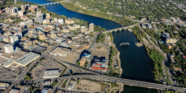 istock Downtown neighborhood of Saskatoon 1268258103