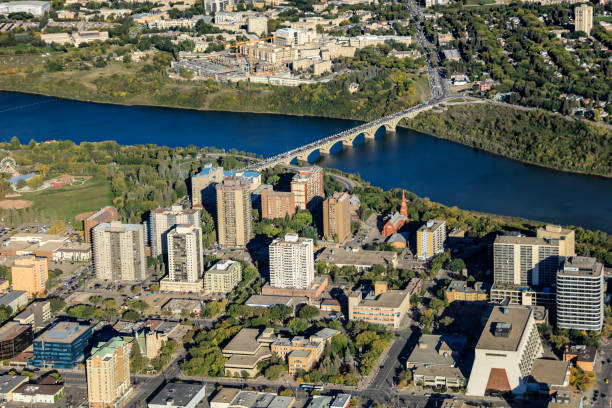 istock Downtown neighborhood of Saskatoon 1268258183