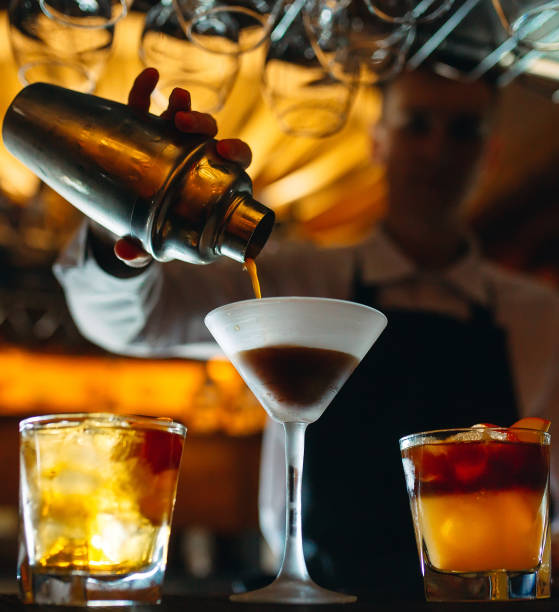 istock The bartender prepares cocktails at the bar. 1268262031