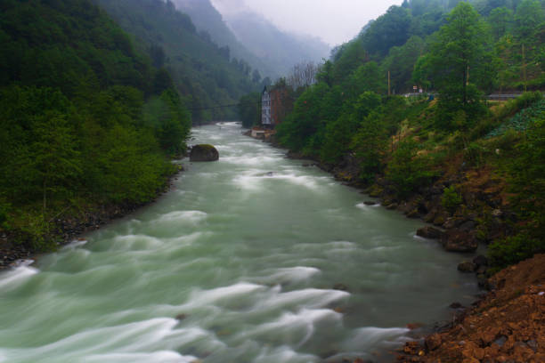 Ayder Plateau Firtina River, Kackar Mountains, Rize,Turkey