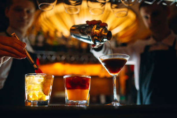 istock The bartender prepares cocktails at the bar. 1268262145