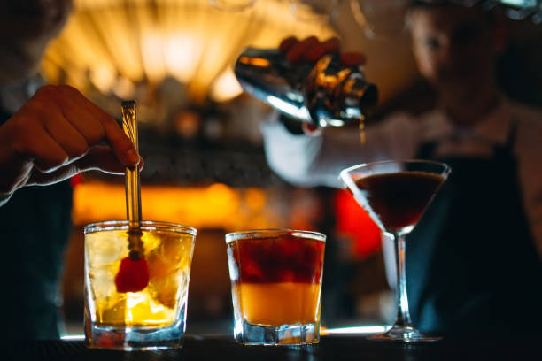 istock The bartender prepares cocktails at the bar. 1268262184