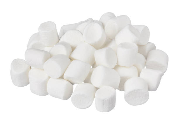 istock Marshmallow isolated on white background with clipping path and full depth of field 1268265924