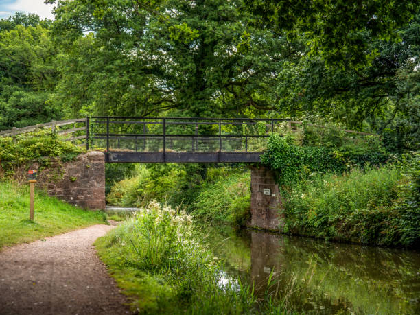istock Warnicombe Bridge and towpath on The Grand Western Canal, Tiverton, Devon. 1268268706