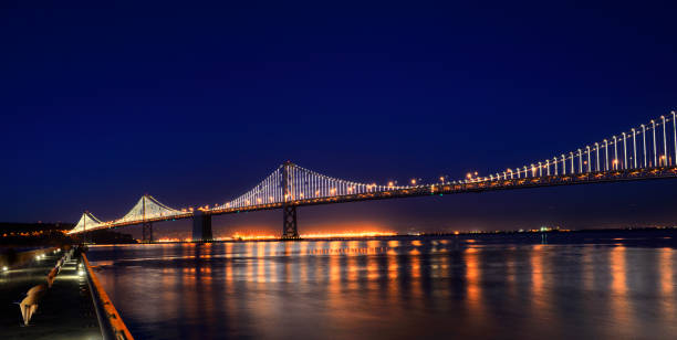 istock San Francisco-Oakland Bay Bridge by Night. 1268271061