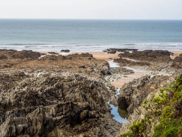 istock Barricane beach near Woolacombe, in North Devon. Geology. 1268275439
