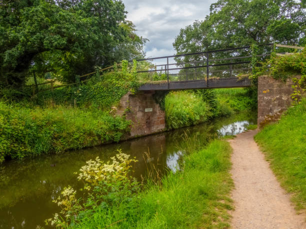 istock Warnicombe Bridge and towpath on The Grand Western Canal, Tiverton, Devon. 1268275524