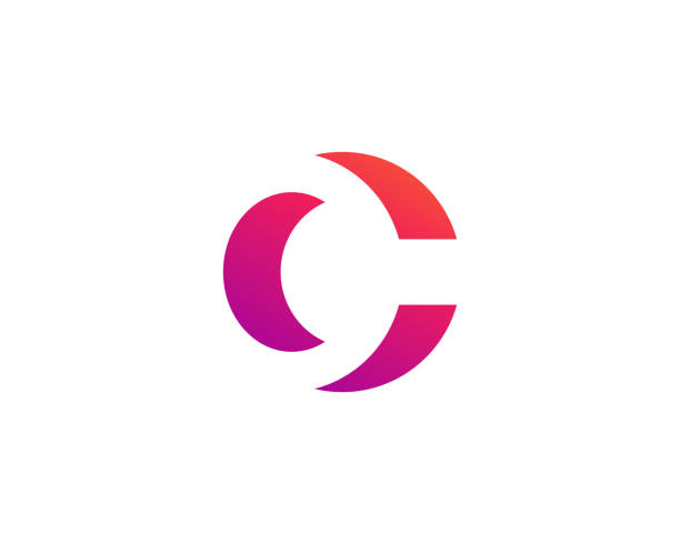 문자 c 아이콘 - letter c stock illustrations