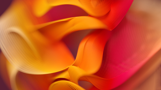 Abstract background of flowing lines