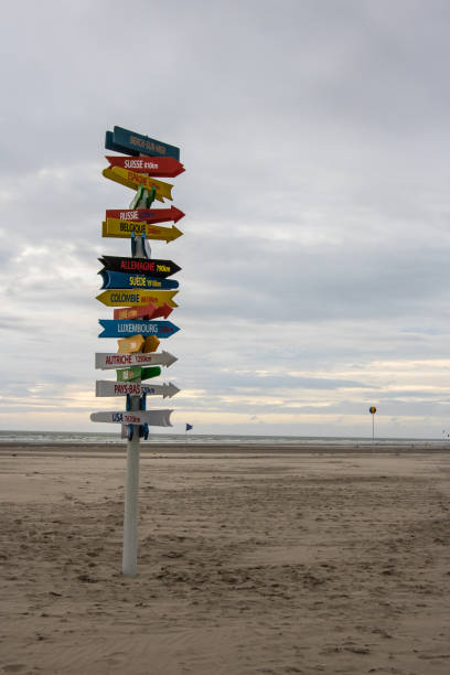 istock Colorful signs on the beach in summer 1268287213