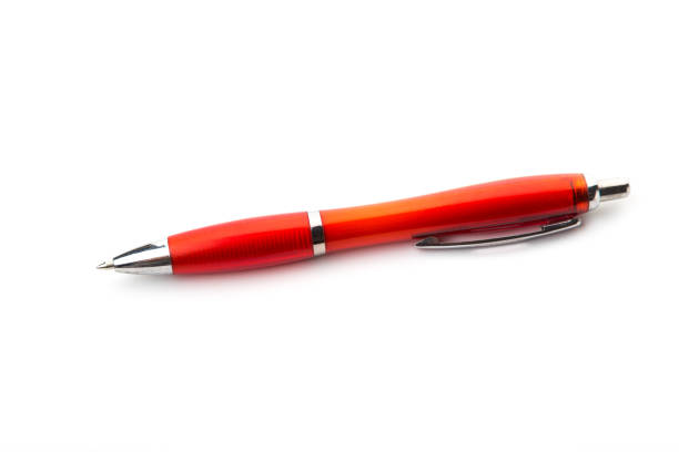 istock beautiful modern ballpoint pen isolated on white 1268289008