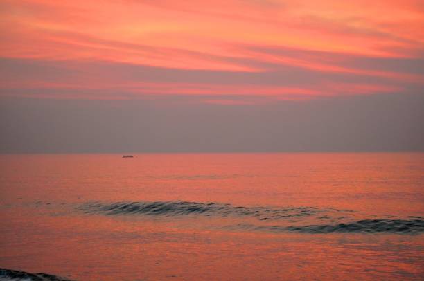 istock Pink Sunrise over the Indian Ocean. 1268290584