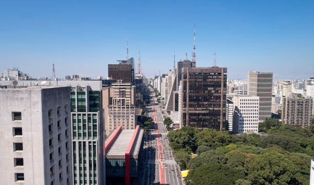 MASP in Sao Paulo city, Brazil stock photo