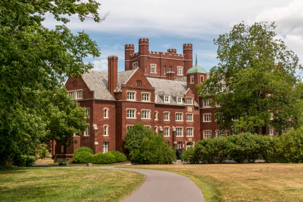 Cornell University in Ithaca, New York. Ithaca, New York - July 7, 2020: Cornell University in Ithaca, New York. cornell university stock pictures, royalty-free photos & images