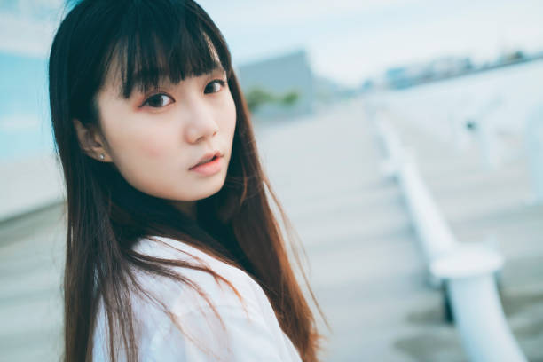 istock Asian woman smile take selfie 1268292976