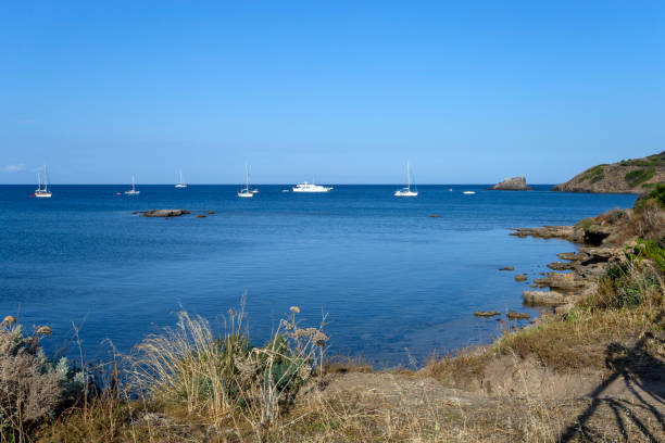 istock The beach of Nora, Italy 1268296213