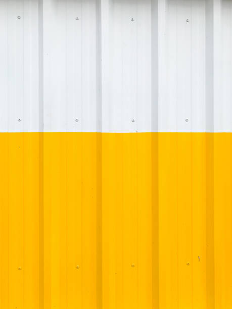 Colourful white and yellow container wall background Colourful white and yellow container wall background in Chiang Mai, จ.เชียงใหม่, Thailand parallel port stock pictures, royalty-free photos & images