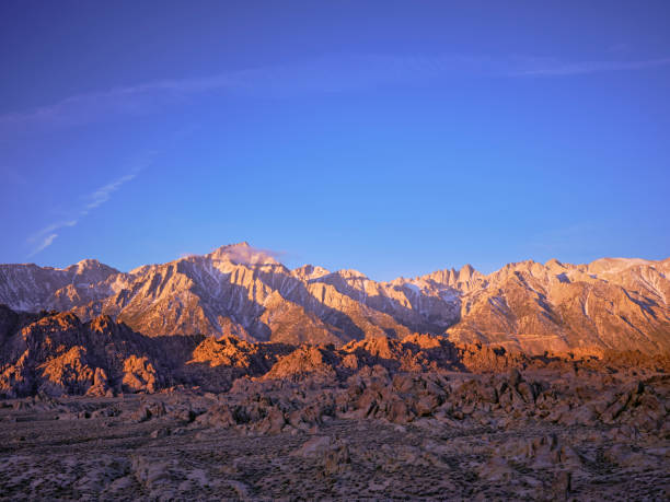 istock Morning sunlight across the Eastern Sierras. 1268296243