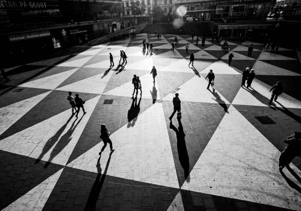 세르겔토르그 - stockholm town square sergels torg city 뉴스 사진 이미지