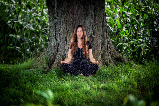 istock Beautiful women relaxing under a chestnut-tree 1268301496
