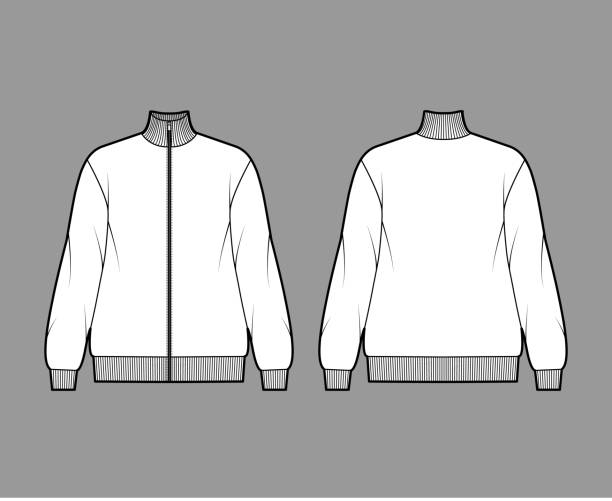 1,100+ Template Outline Illustration Of A Blank Cardigan Illustrations ...