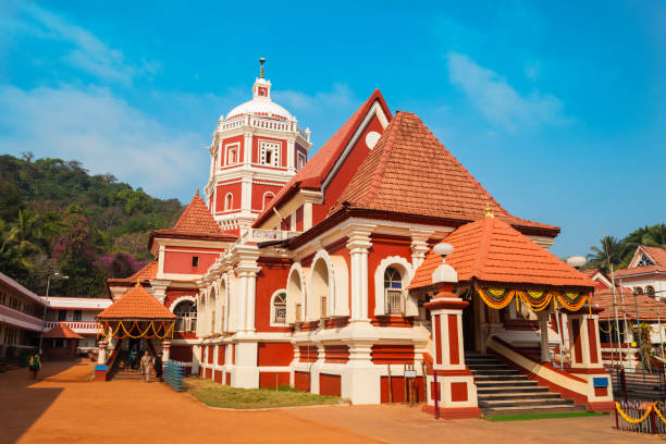 Shri Shantadurga Temple in Ponda Shri Shantadurga Temple in Kavalem village near the Ponda city in Goa state of India narayan temple stock pictures, royalty-free photos & images