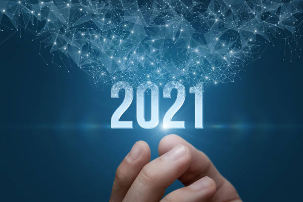 istock The hand shows the year 2021 . 1268330865