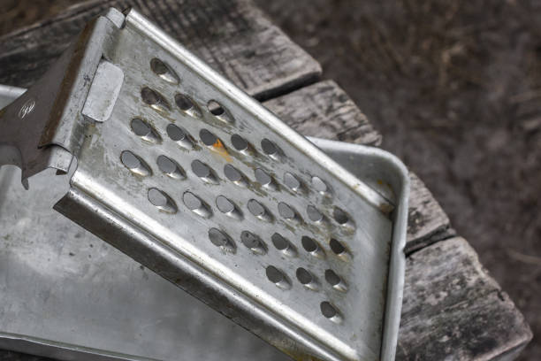 istock Old school metal grater for vegetables 1268331353