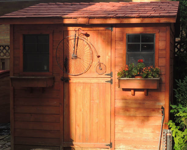 istock Bicycle on Wood Door 1268334334