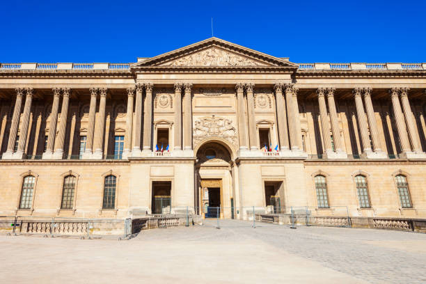 The Louvre in Paris France, This is the famous building close to the River Seine and includes both the Venus de Milo and the Mona Lisa.