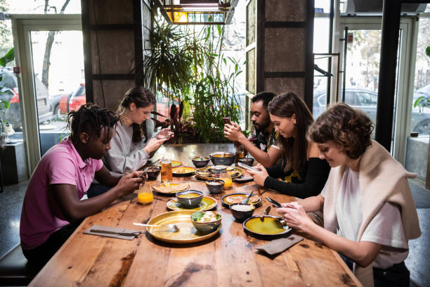 istock A multicultural group of friends having a breakfast in the cafe 1268339228