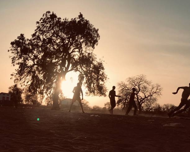 istock Sunset Football. 1268342922