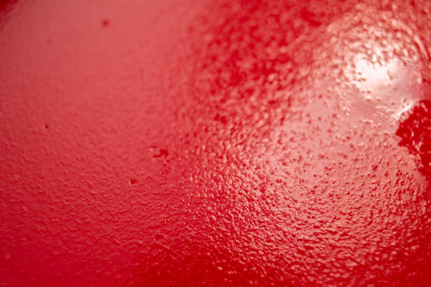 istock Strawberry jelly texture, macro photo (selective focus) 1268345958