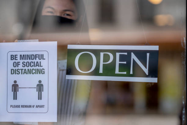 istock Reopening of small business 1268350806