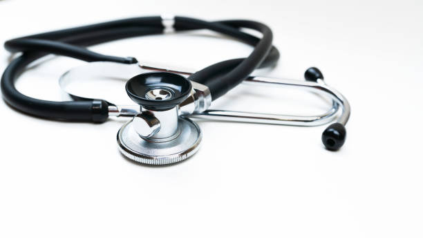 istock Stethoscope and phonendoscope on the white background 1268353255
