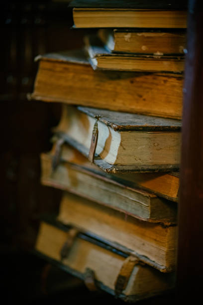 istock Old orthodox religious books 1268358760