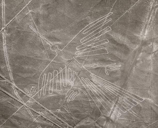 istock Condor geoglyph, Nazca mysterious lines and geoglyphs 1268368790