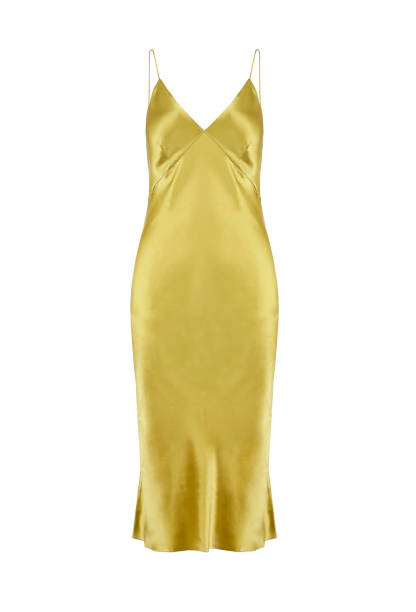 istock Festive yellow dress 1268371080