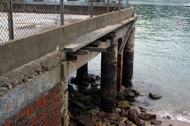 istock broken bridge of lamma island, Hong Kong 1268371097