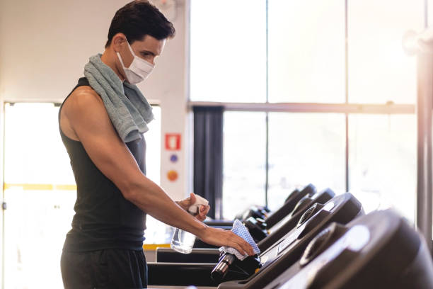 istock Man at the gym 1268372886
