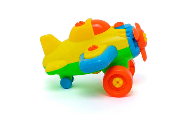 istock little plane for baby on white background 1268372905