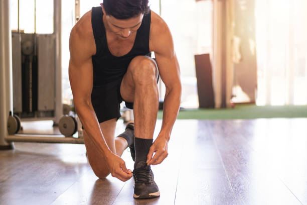 istock Man at the gym 1268372918