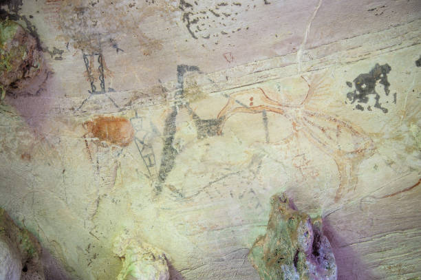 istock Thai's cave painting at Krabi 1268388283